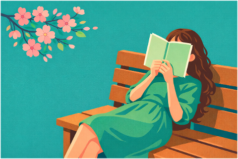 spring-woman-reading-reading-book-10208085
