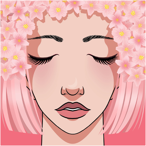 woman-zen-pink-cherry-blossom-girl-6152465