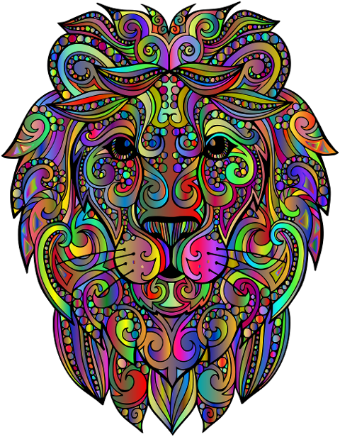 lion-feline-mandala-zentangle-8657661