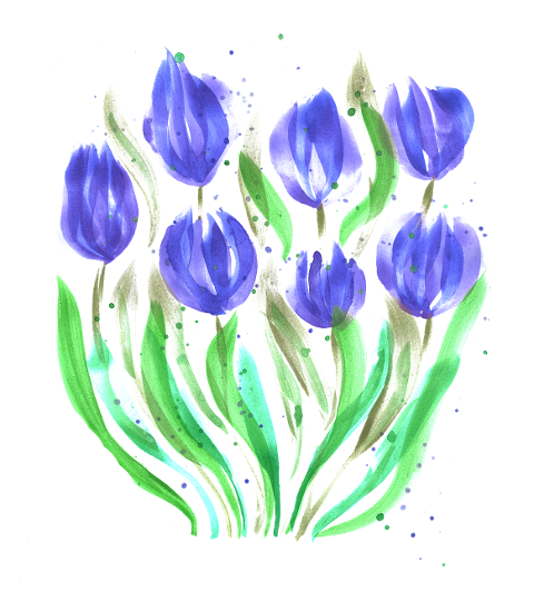 tulips-flowers-watercolor-painting-7793498