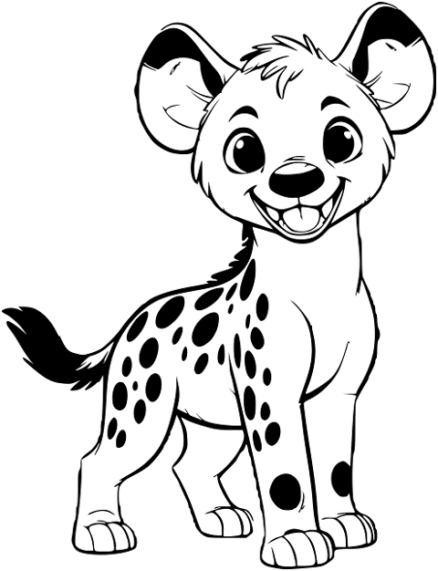 hyena-drawing-coloring-page-cartoon-8502730