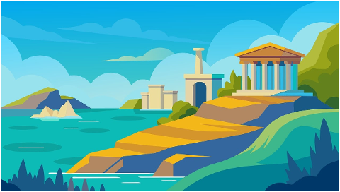 ai-generated-greece-greek-buildings-9049845