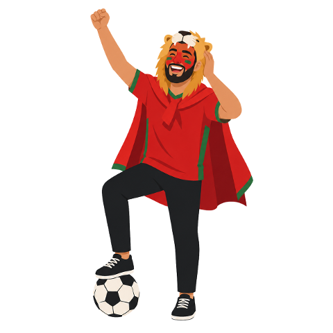 morocco-football-cheering-lion-hat-10346453