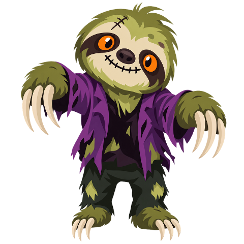 sloth-halloween-zombie-spooky-10488736