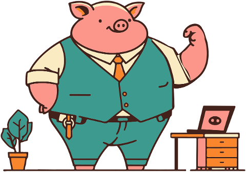 pig-business-office-laptop-8596321