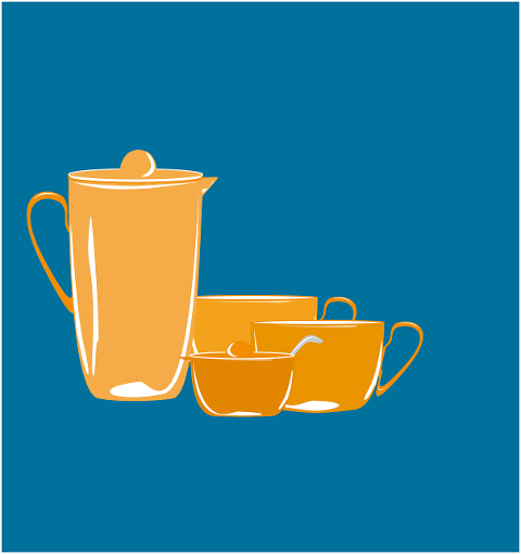 cups-mugs-coffee-dishes-sugar-bowl-7835707