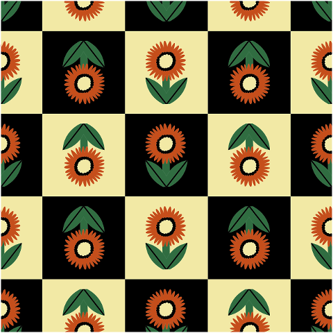pattern-flowers-retro-seamless-9213358
