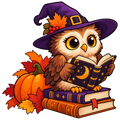 owl-witch-book-autumn-halloween-10504652