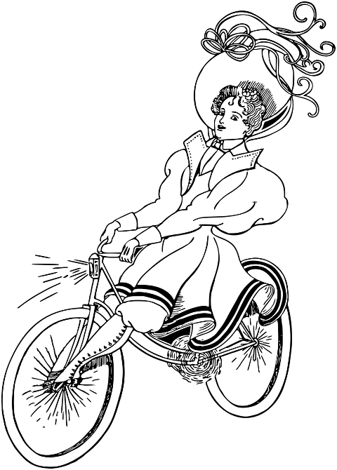 woman-bicycle-line-art-cycling-6088435