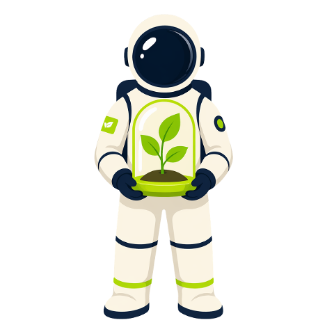 astronaut-space-seedling-nature-10232731