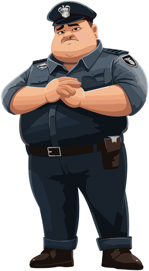 security-guard-cartoon-man-8303673