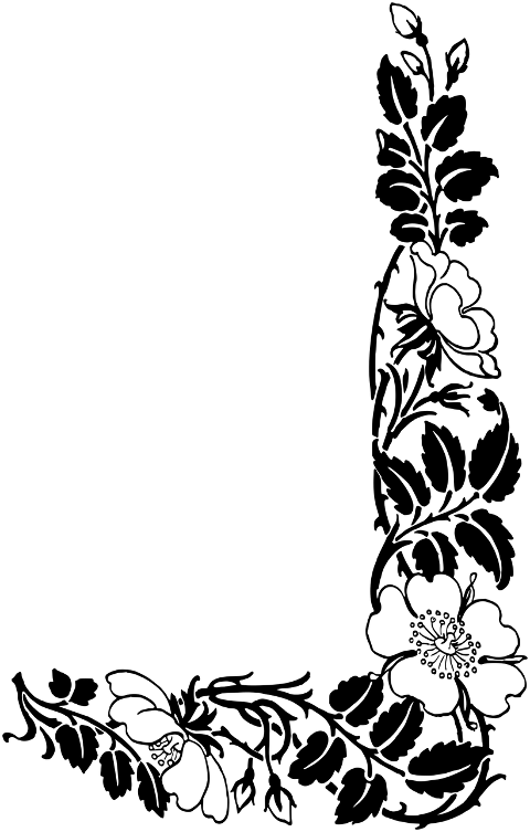 corner-flower-flourish-art-nouveau-7460079