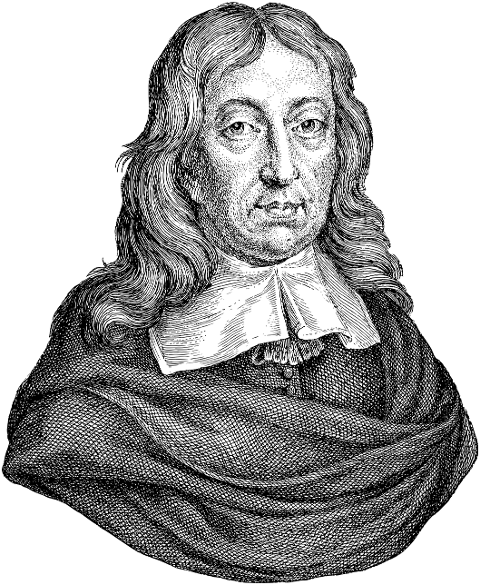 john-milton-portrait-line-art-6520678