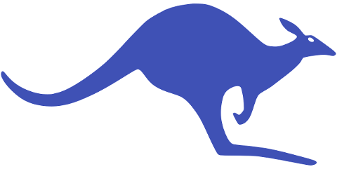kangaroo-animal-icon-blue-wildlife-6130499