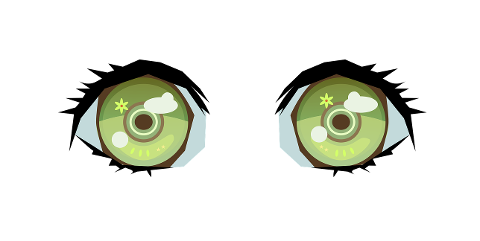 eye-cartoon-cute-flower-green-10350123