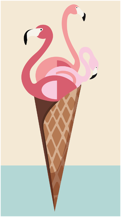 flamingo-ice-cream-wafer-birds-6739145