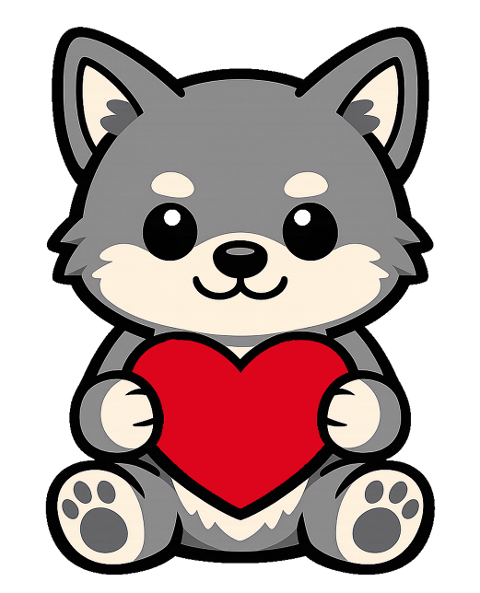baby-wolf-illustration-cute-animal-10084520
