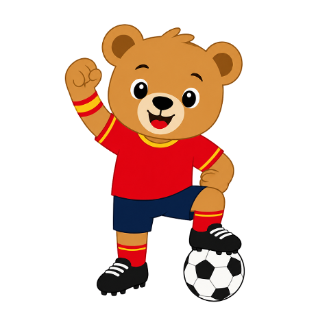 football-mascot-bear-cute-cartoon-10349458