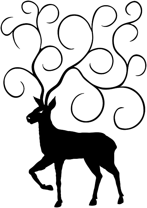 deer-antlers-silhouette-animal-6061006