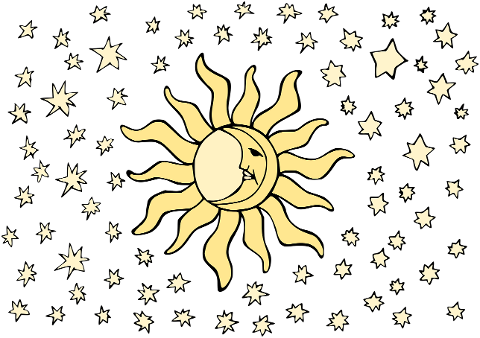 sun-moon-stars-sky-night-morning-7681719