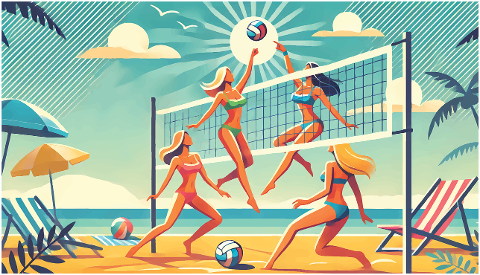 ai-generated-women-volleyball-beach-9191184