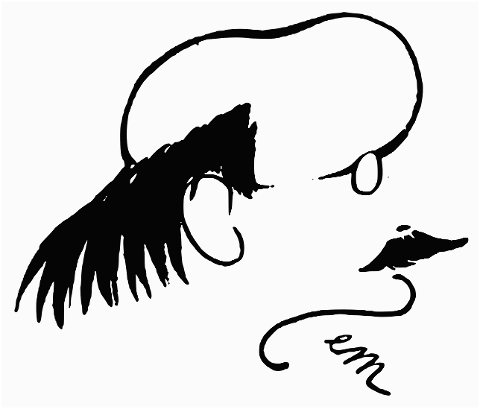 edmond-rostand-caricature-drawing-7233576