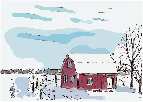 house-winter-season-drawing-art-6968620