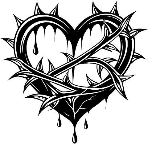 ai-generated-heart-thorns-love-8984271