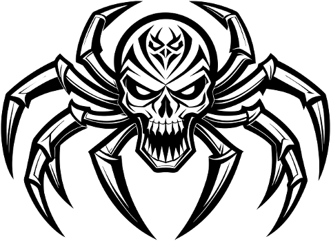 ai-generated-skull-spider-evil-8700693