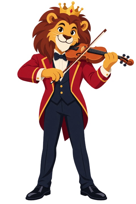 lion-violinist-anthropomorphic-lion-10485248