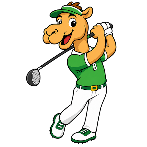 camel-golfer-cartoon-funny-10302259