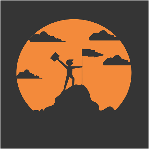 achievement-mountain-top-silhouette-6643758