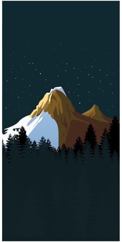 mountains-snow-trees-silhouette-5660574