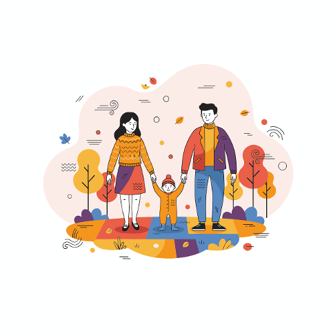 family-walk-parents-and-children-9830309