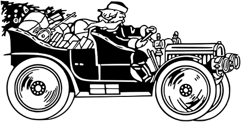 santa-claus-car-automobile-7666200