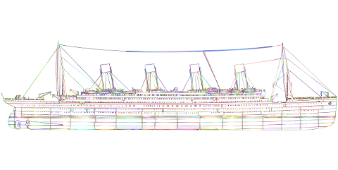 ship-titanic-line-art-boat-8298746