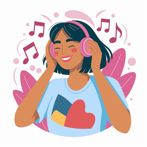 ai-generated-young-woman-headphones-9677634