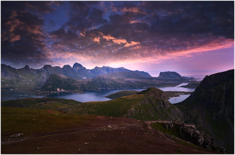 mountains-sunset-clouds-estuary-5784152