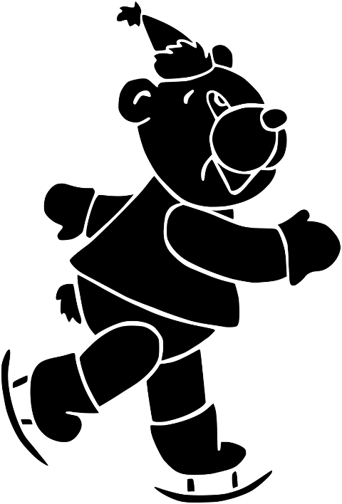 teddy-bear-skating-sport-7681496