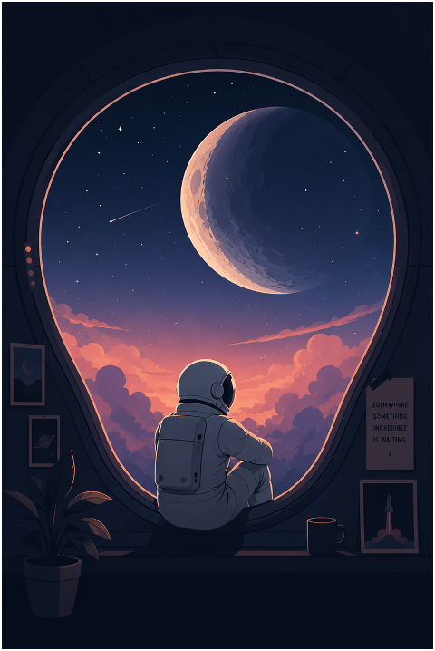 astronaut-window-cosmic-sunset-10274039