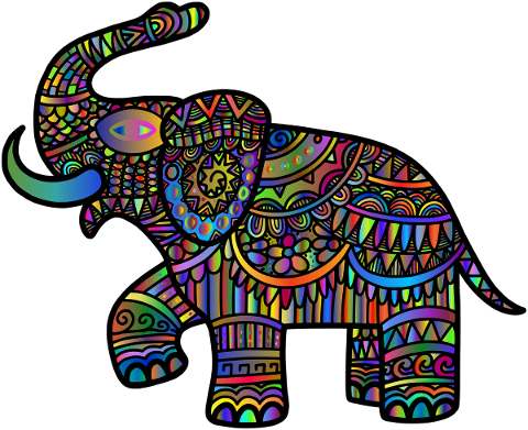 elephant-animal-line-art-decorative-5671866