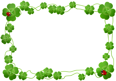 clover-frame-ladybug-frame-luck-5145627