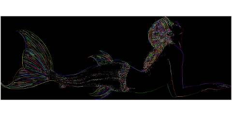 mermaid-woman-line-art-fantasy-8678132