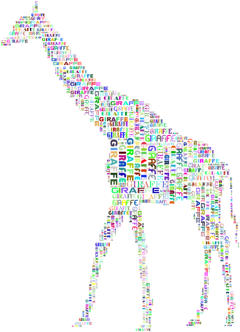 giraffe-animal-typography-8584278