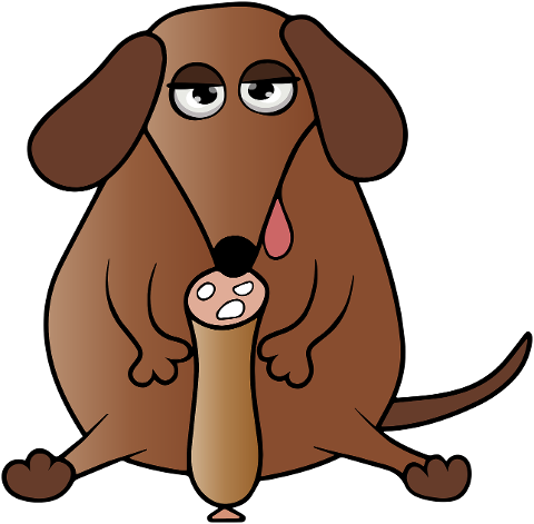 dog-cute-clip-art-sausage-7072906