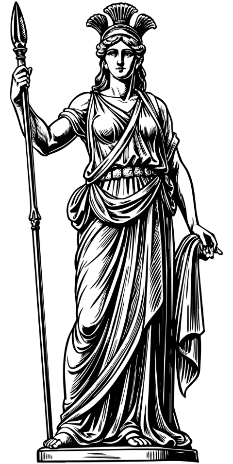 ai-generated-statue-athena-woman-8984287