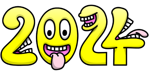year-2024-typography-figure-emoji-8447523