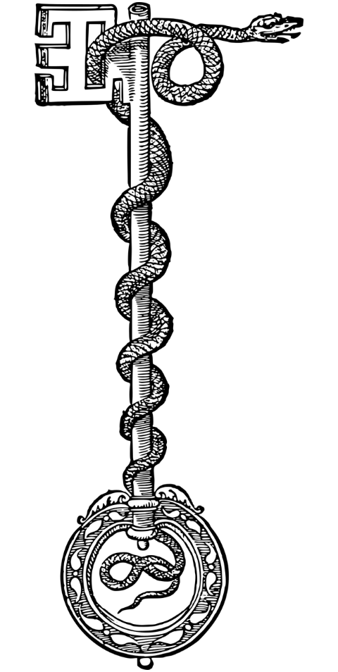 serpent-vintage-key-drawing-sketch-7120209