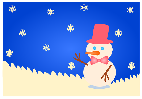 snowman-winter-christmas-snowflakes-6844185