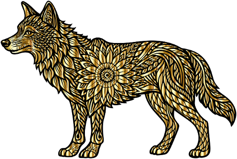 wolf-canine-gold-animal-predator-8846903